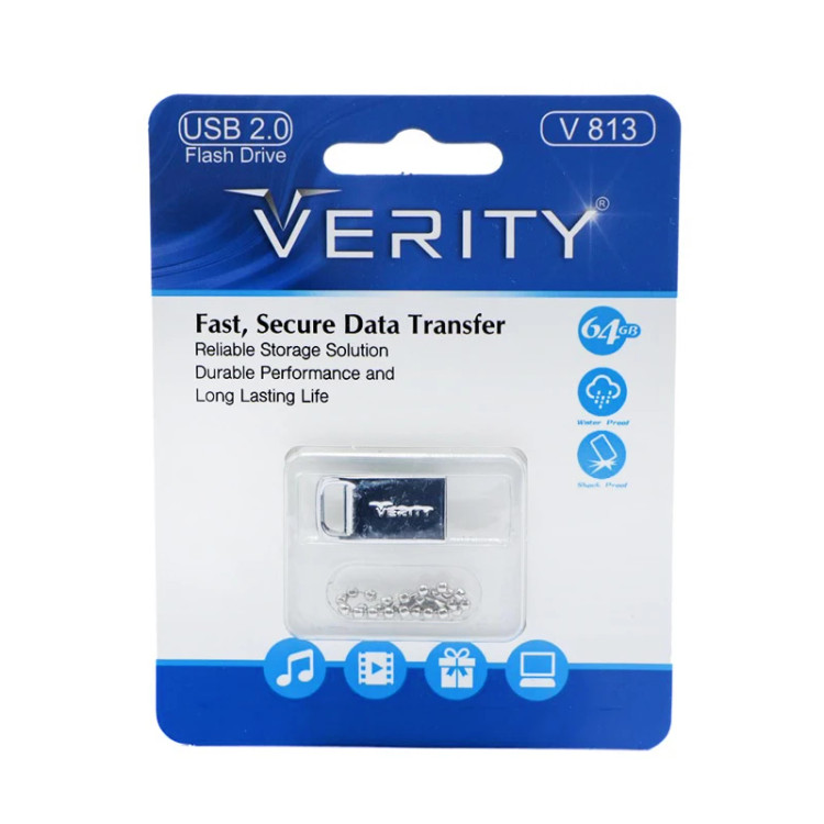 فلش مموری 64گیگ برندوریتی VERITY مدل V 712-رابط USB 2.0