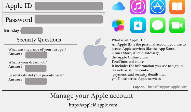 ثبت اپل آیدی شخصی Register a personal Apple ID